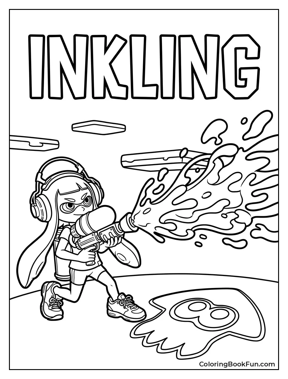 Inkling Sprays Bright Paint Splat