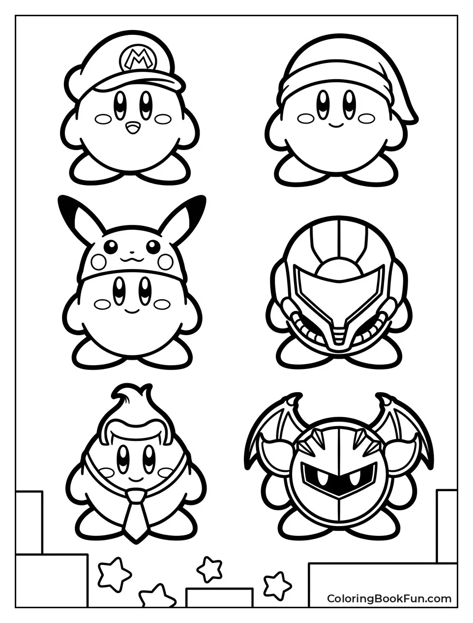 Kirby Wears Different Copy Hats