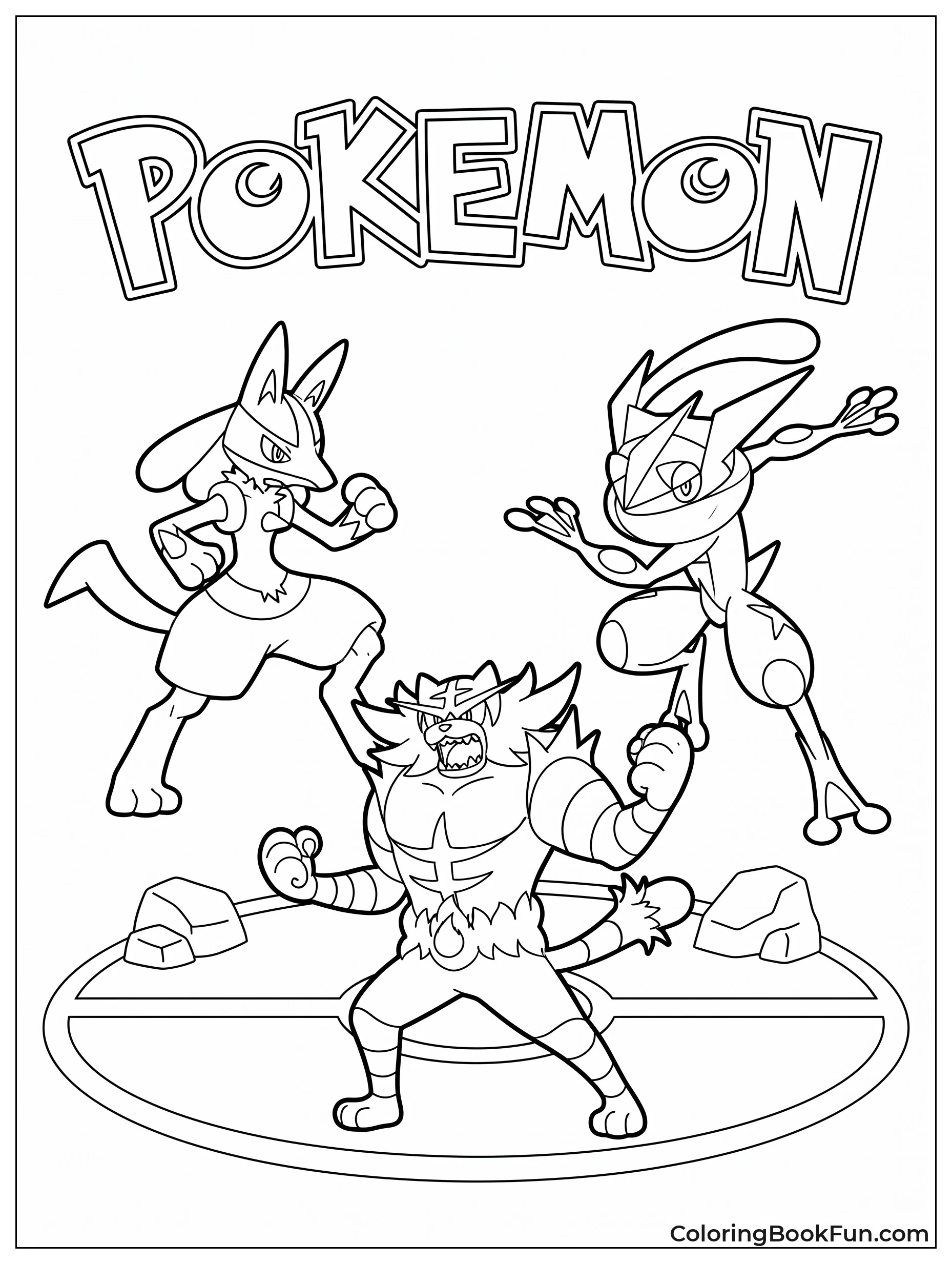 Pokemon Face Off in Battle