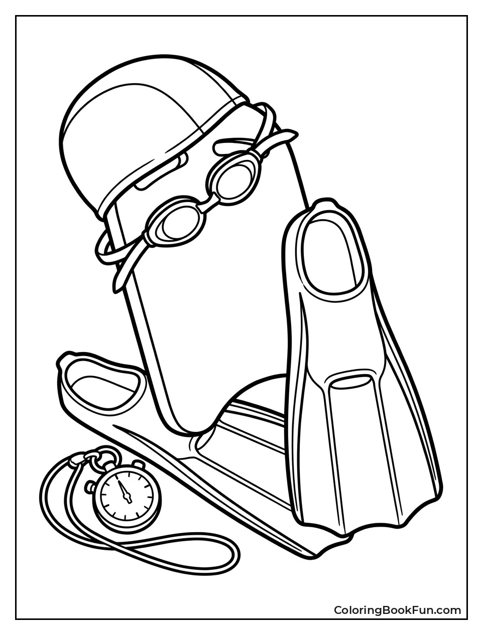 Gear Like Cap and Goggles
