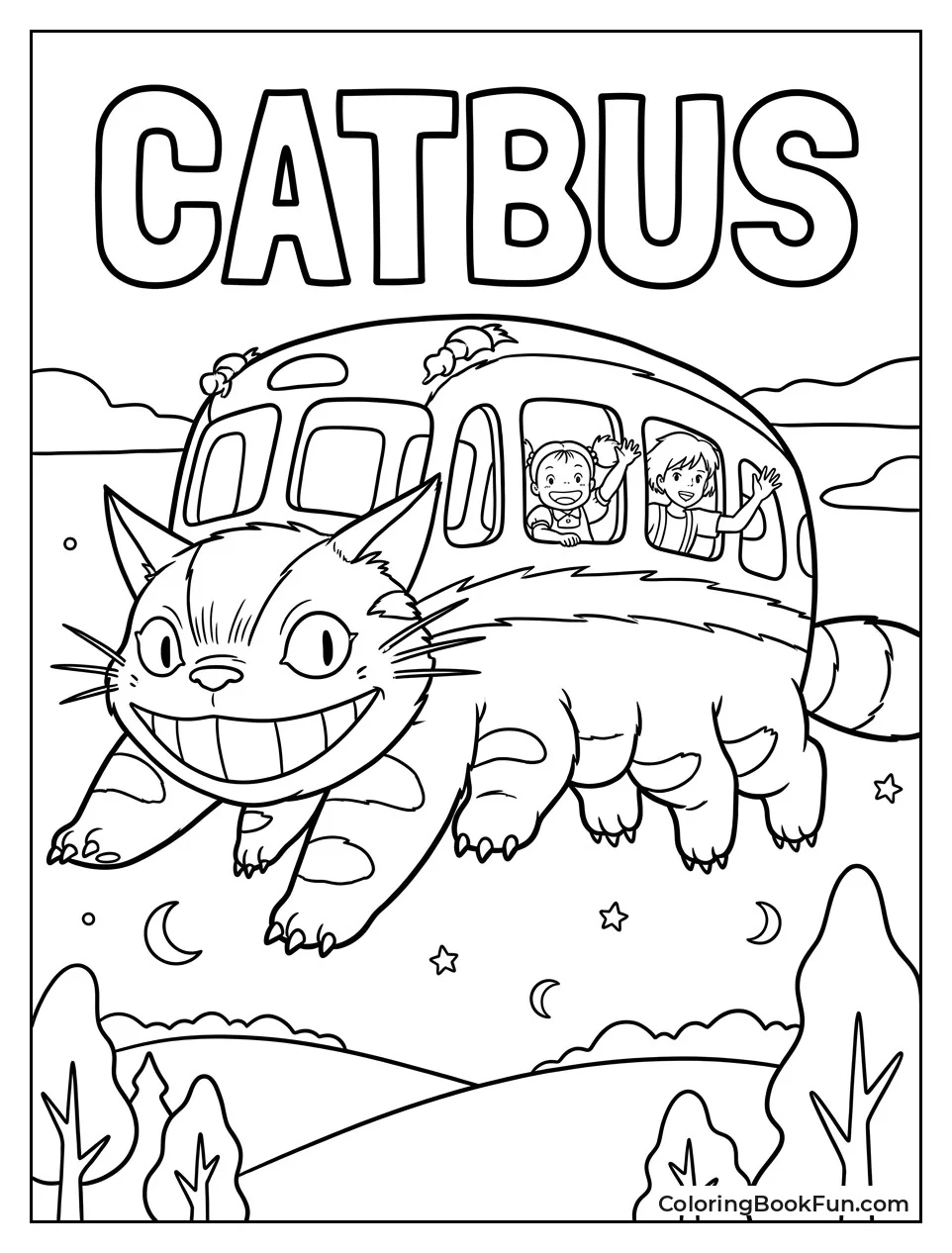 Catbus Ride with Sisters
