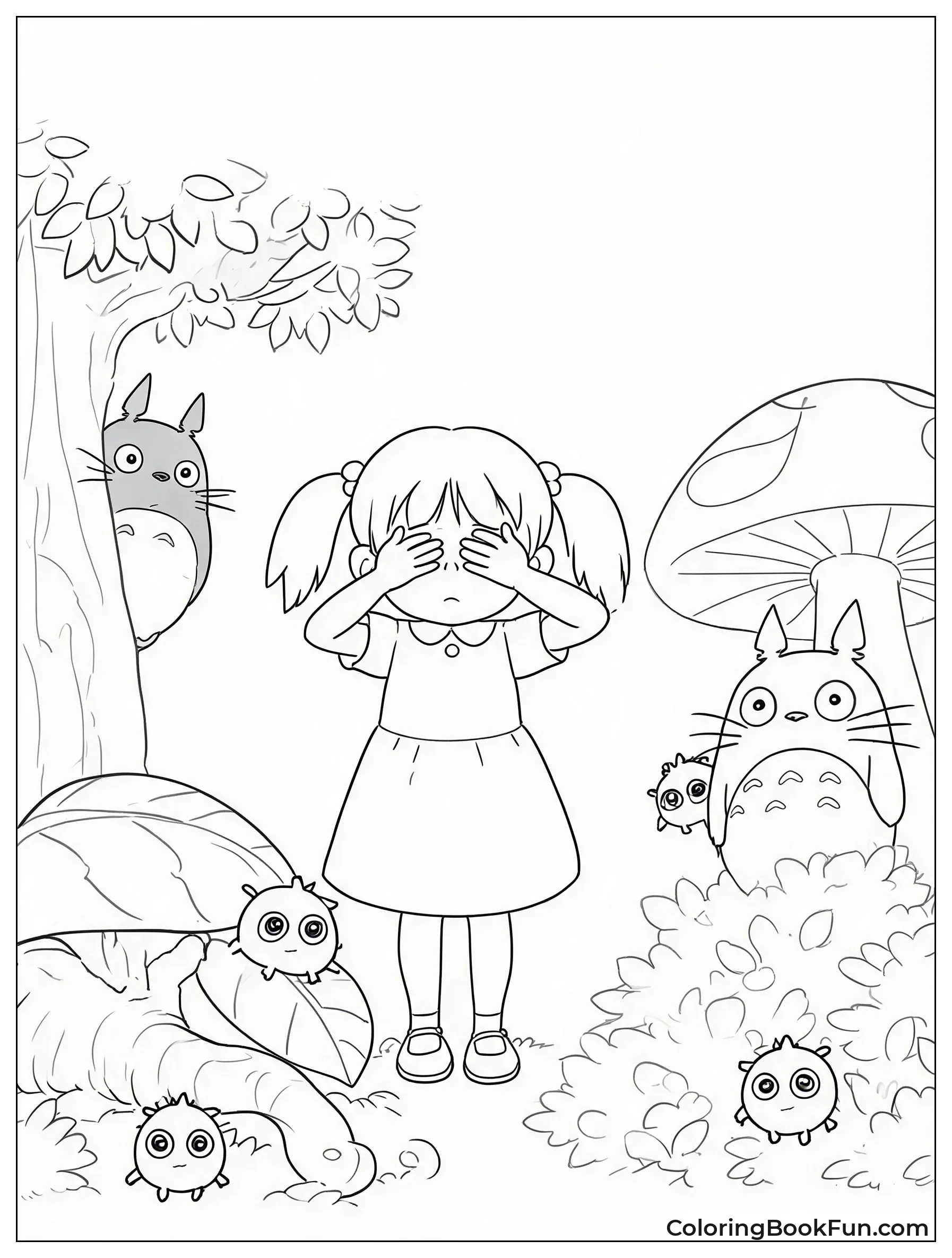 Mei Playing Hide and Seek