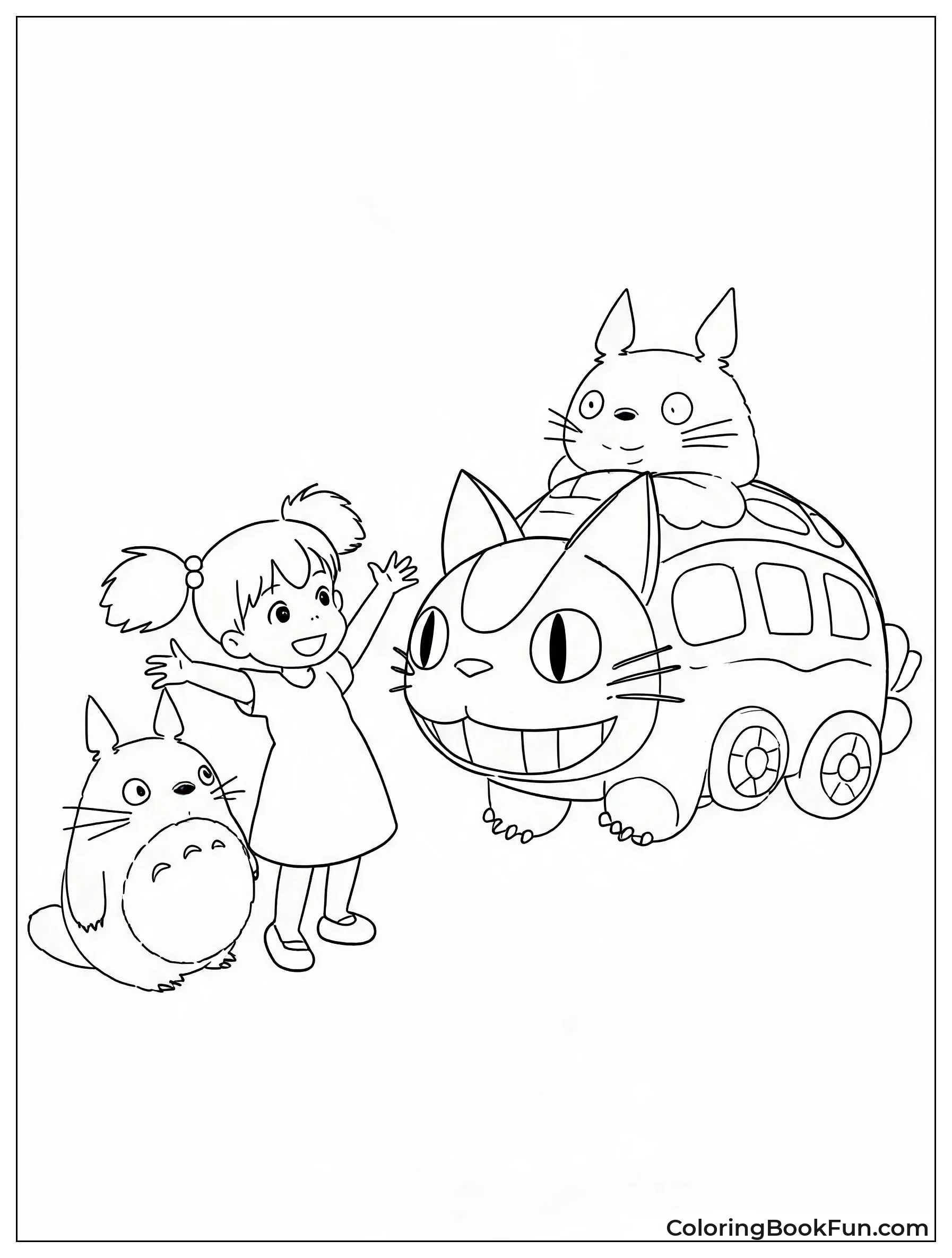 Kittenbus Playing with Mei