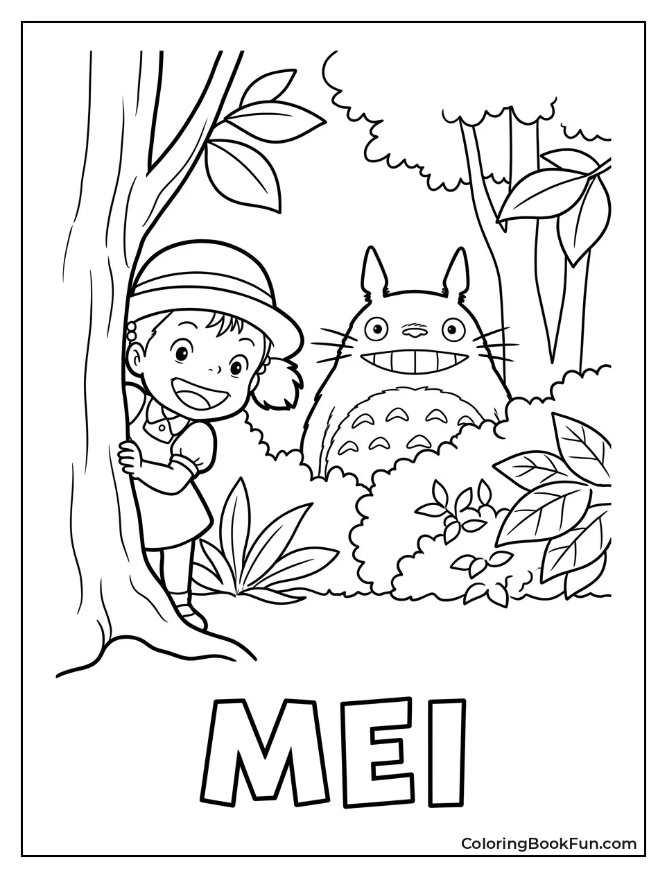 Mei Exploring the Forest