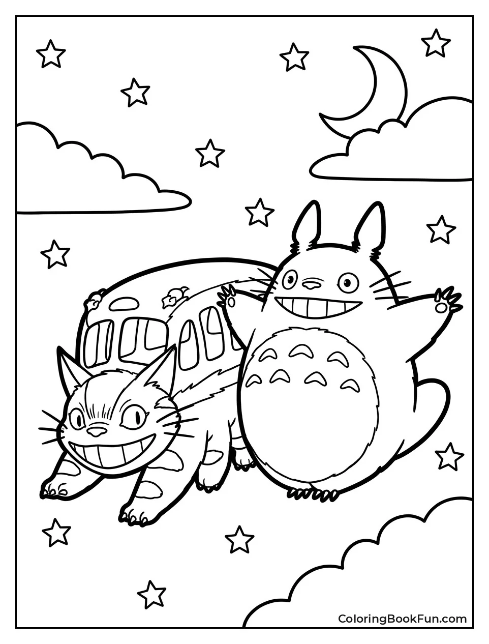 Catbus and Totoro Racing