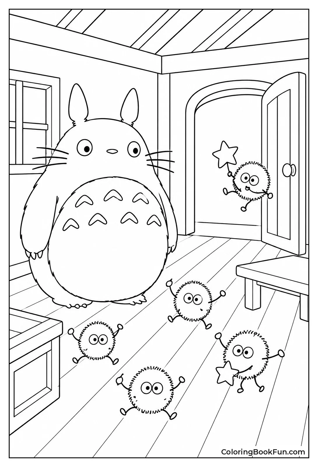 Soot Sprites Playing in House