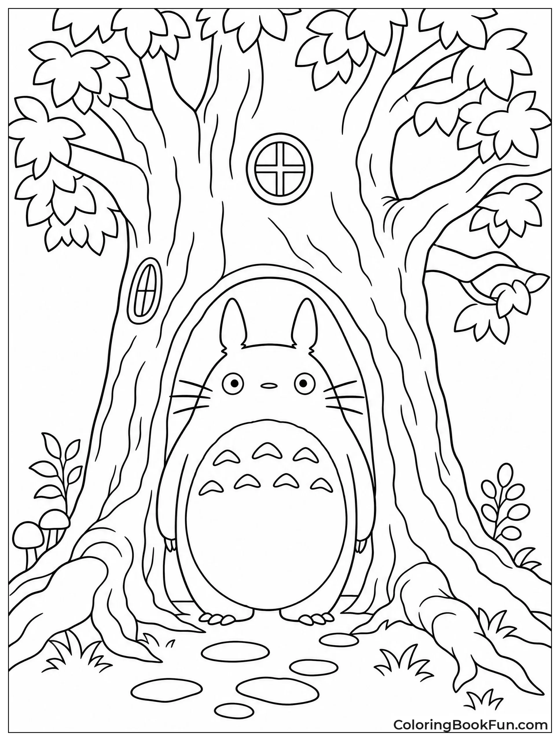 Giant Camphor Tree in Forest
