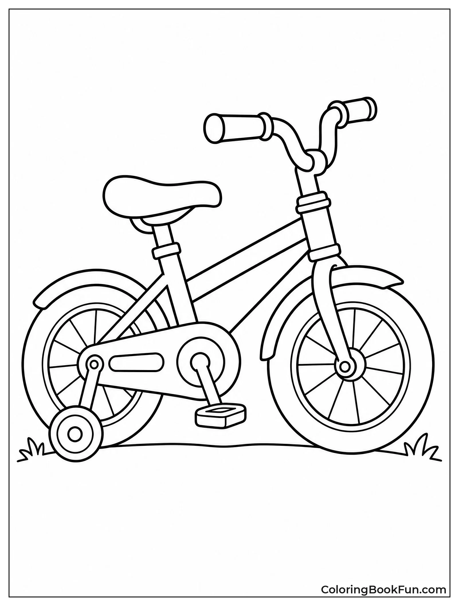 Kids Bike with Training Wheels