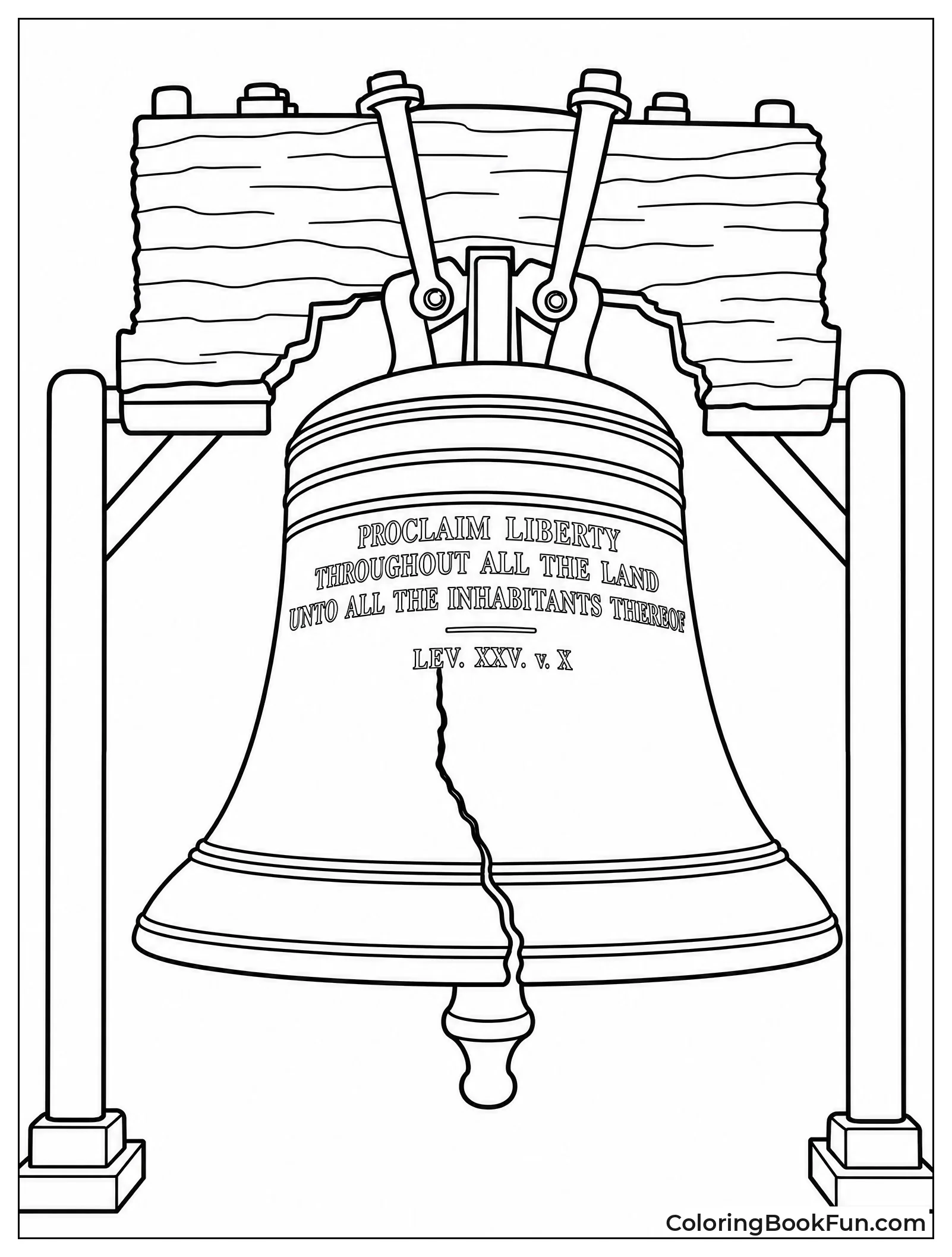 Liberty Bell with Famous Crack