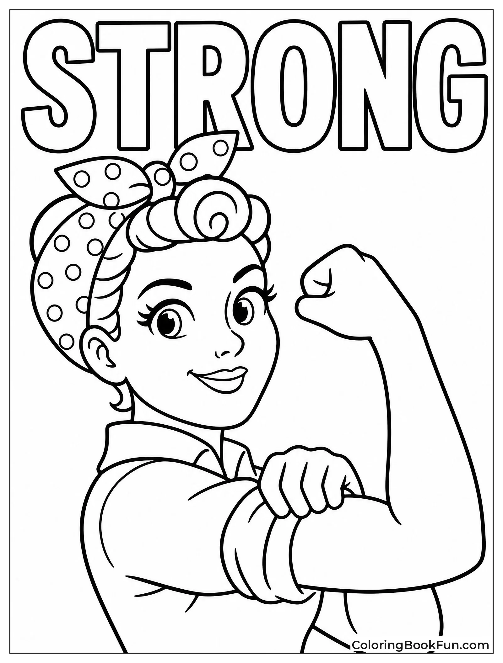 Rosie Flexing Her Strong Arm