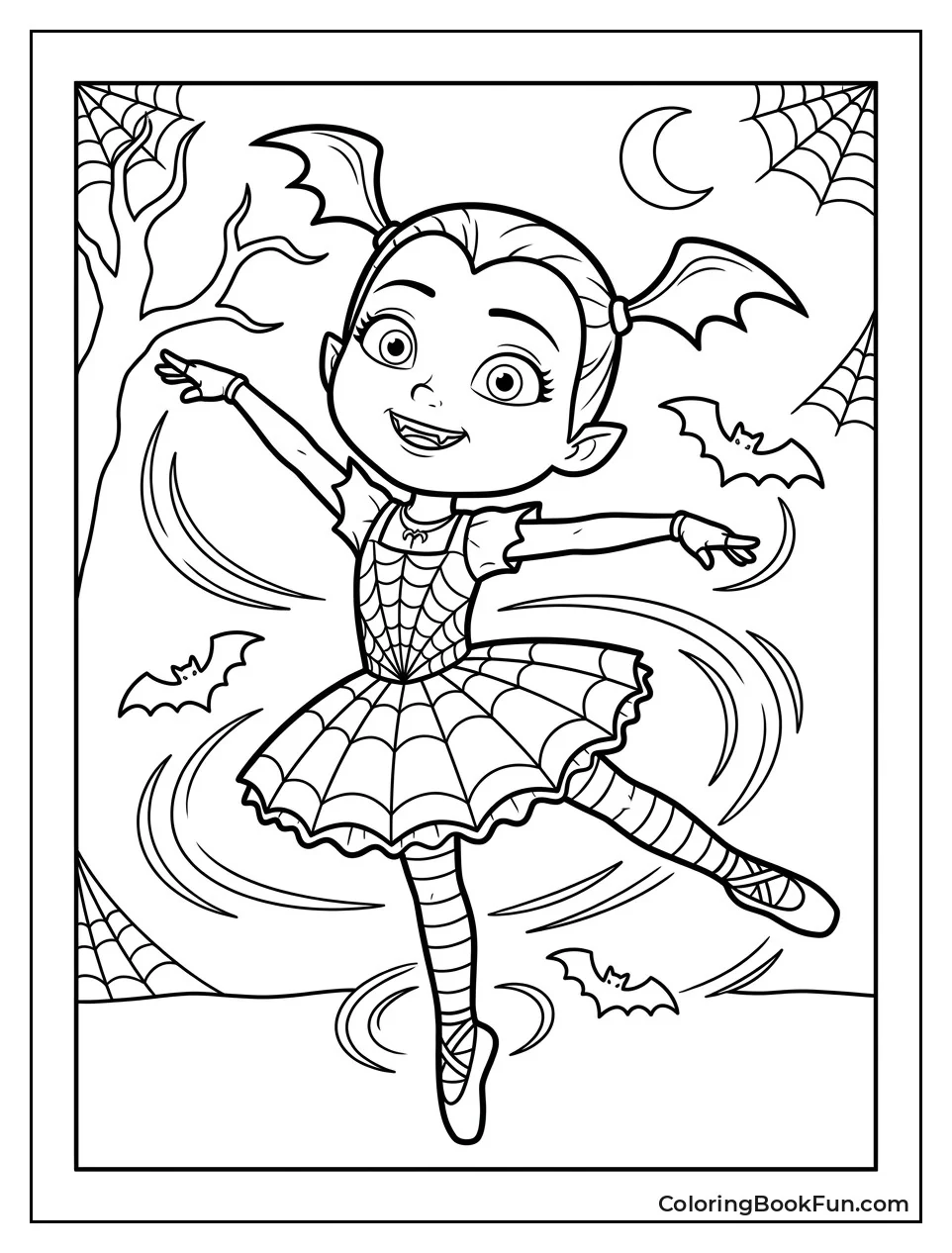 Vee Practices Ballet in Her Tutu