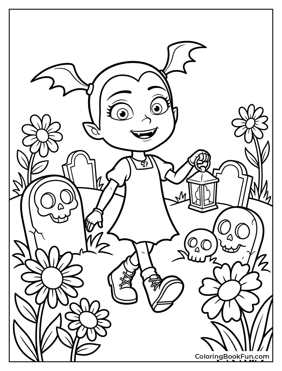 Vee Explores a Friendly Cemetery