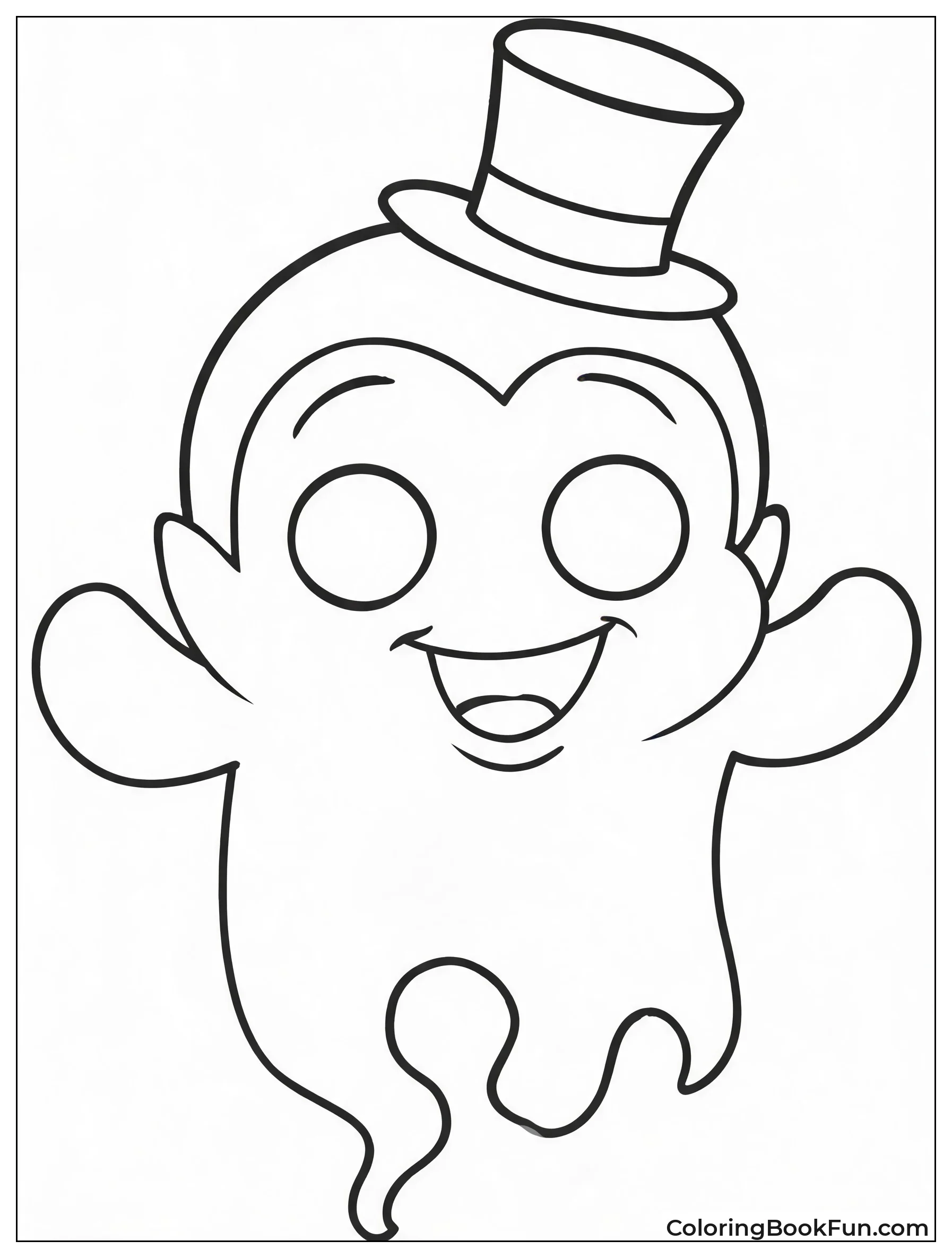 Demi Floats Happily in His Hat