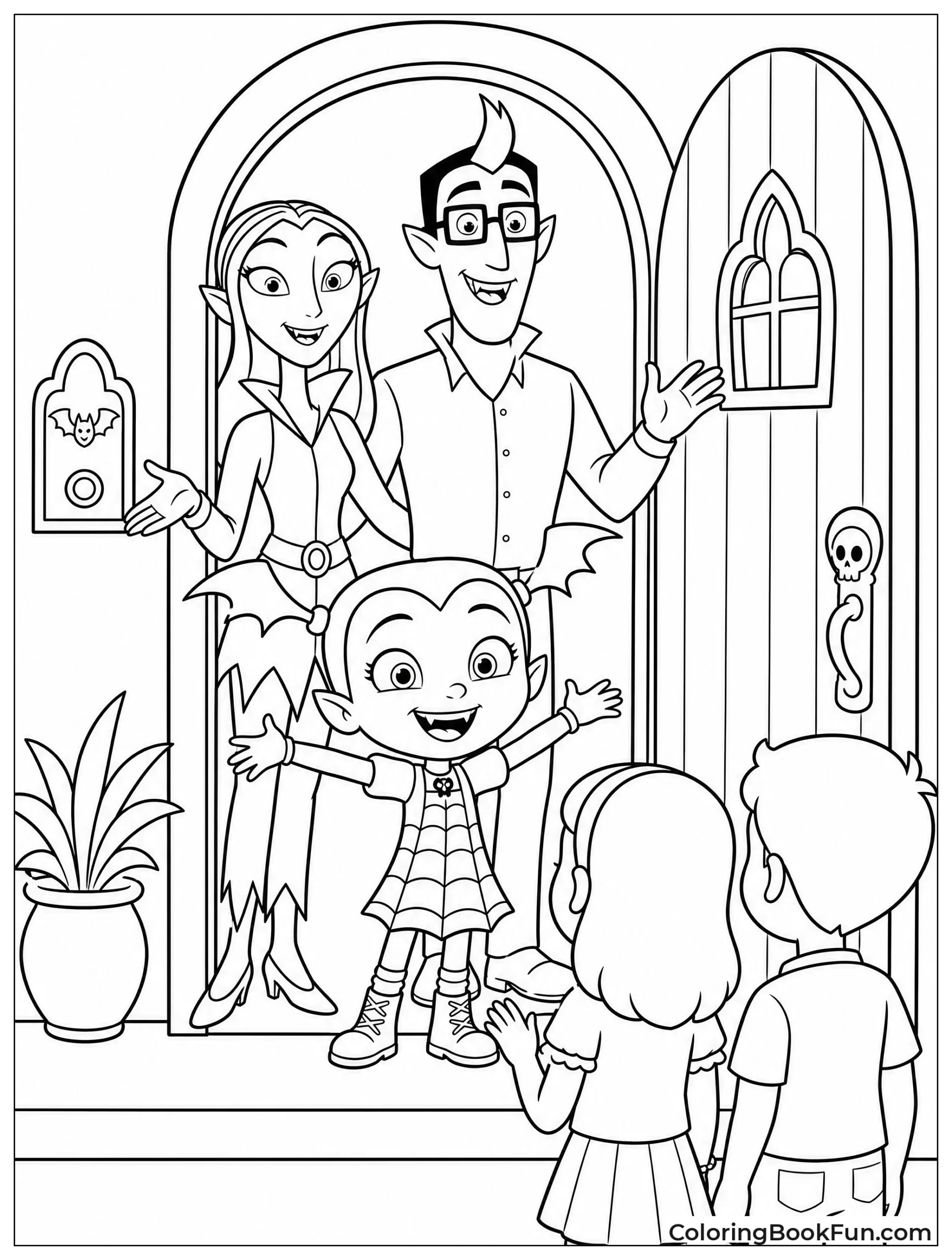 Family Welcomes Guests at Scare B&B