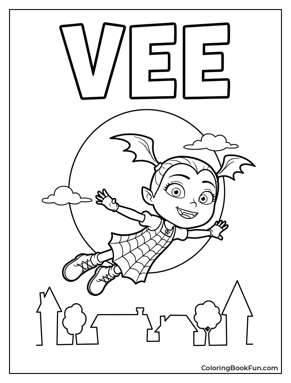 Vee Flies Over Pennsylvania at Night