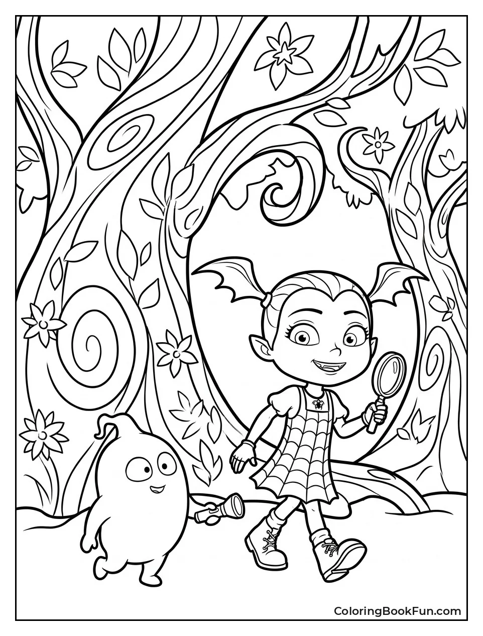 Vee and Demi Search the Forest