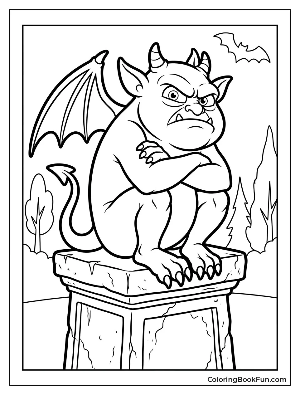 Gregoria Sits with a Grumpy Face