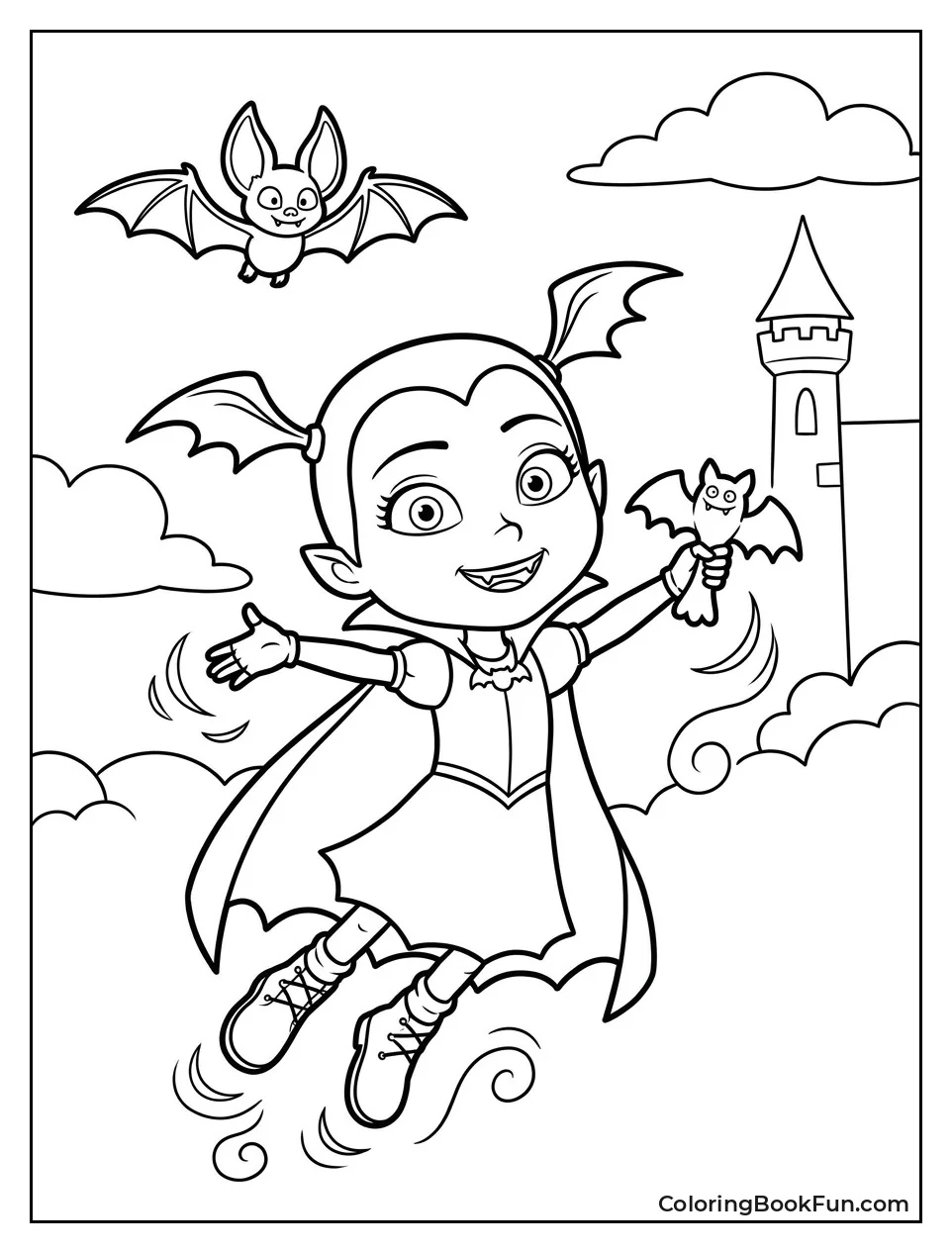 Vee Practices Her Vampire Powers
