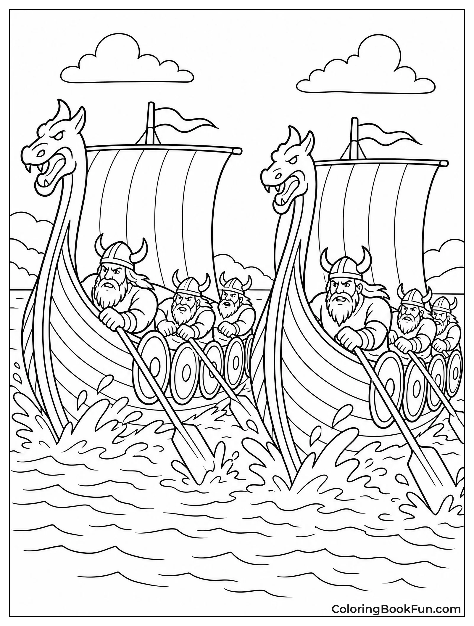Longships Race Side by Side