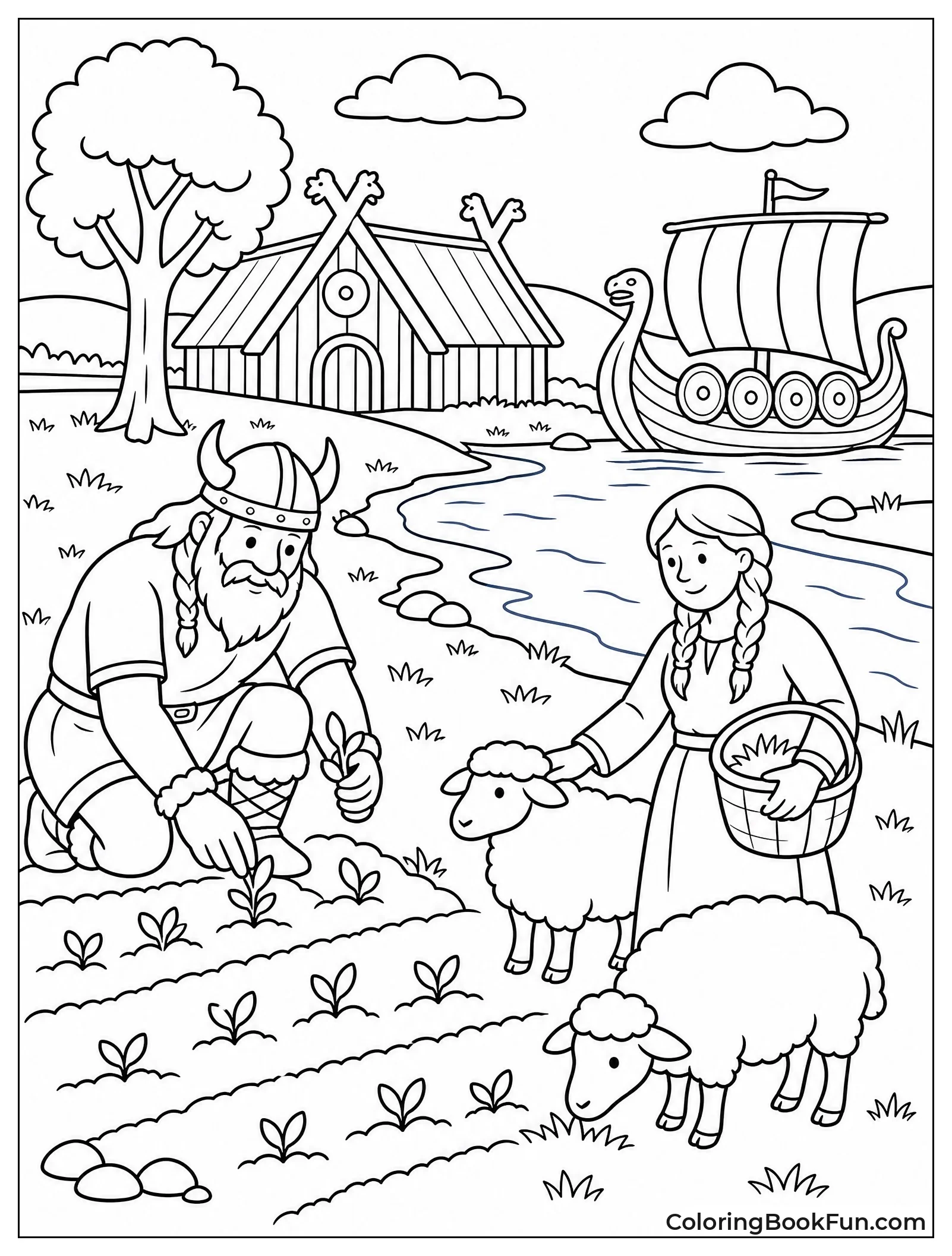 Vikings Plant Crops in Spring