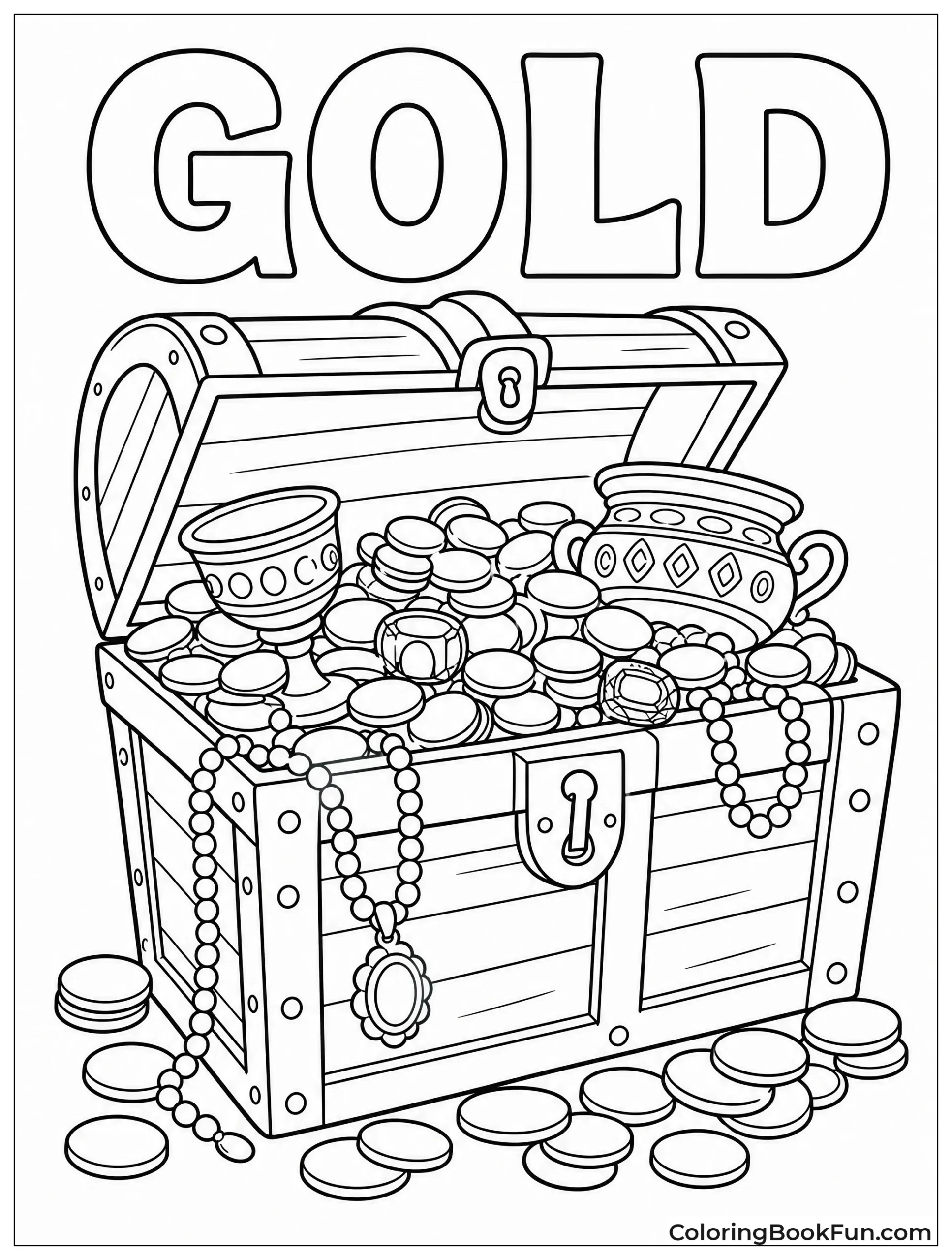 Treasure Chest Full of Gold