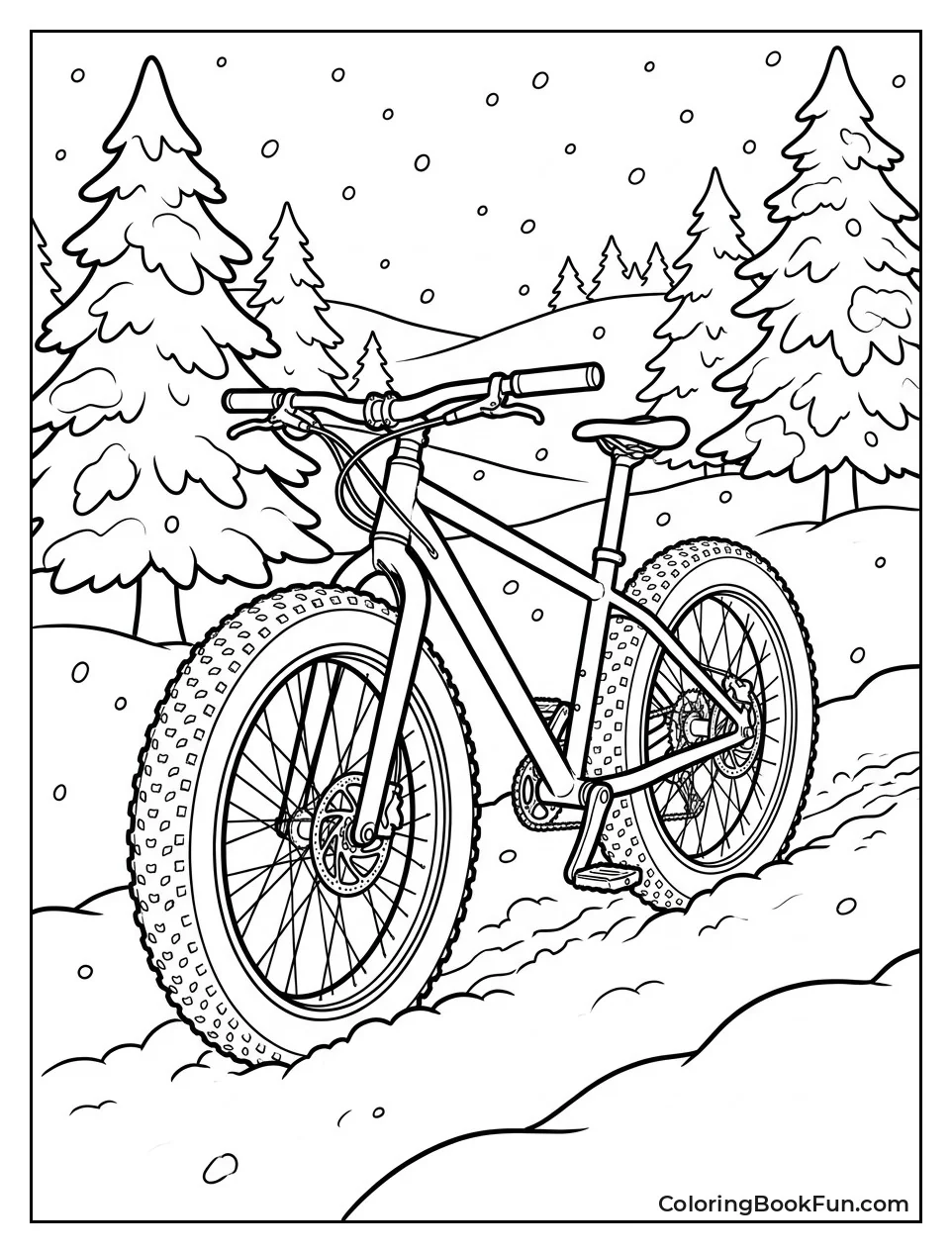 Fat Bike Riding in Snow