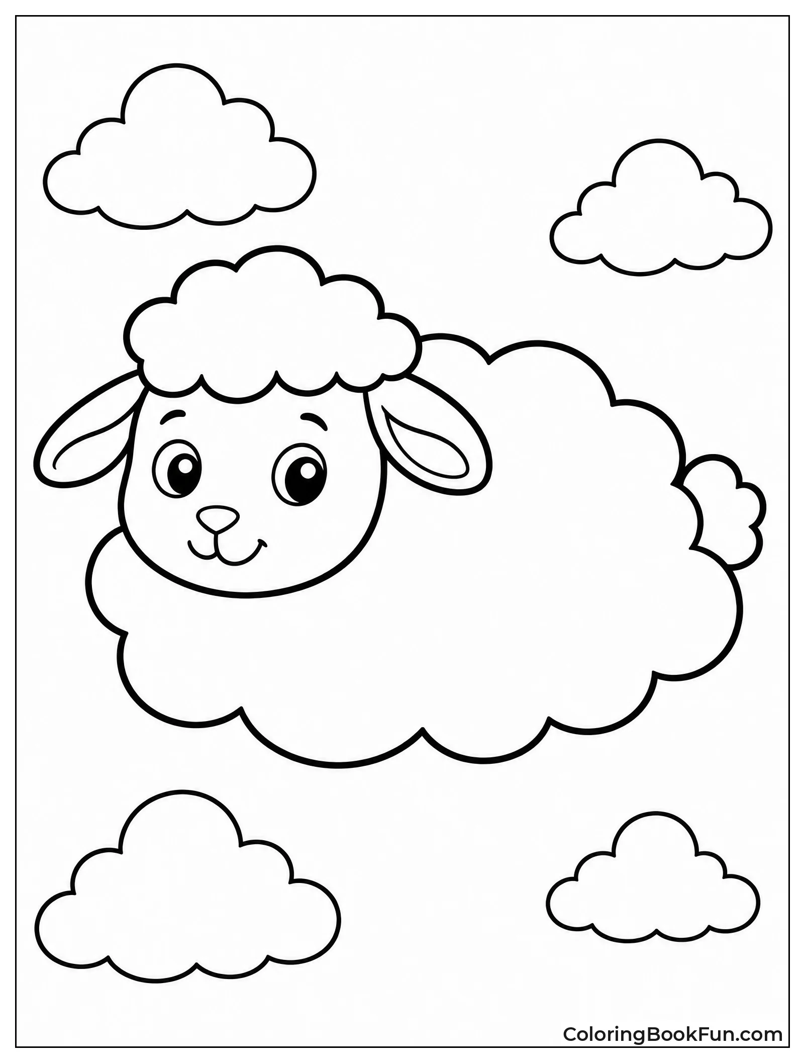 Lamb Body Looks Like Cloud