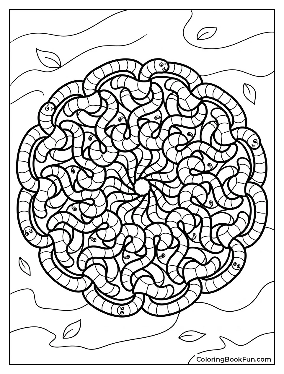 Interlocking Worms Make A Circle