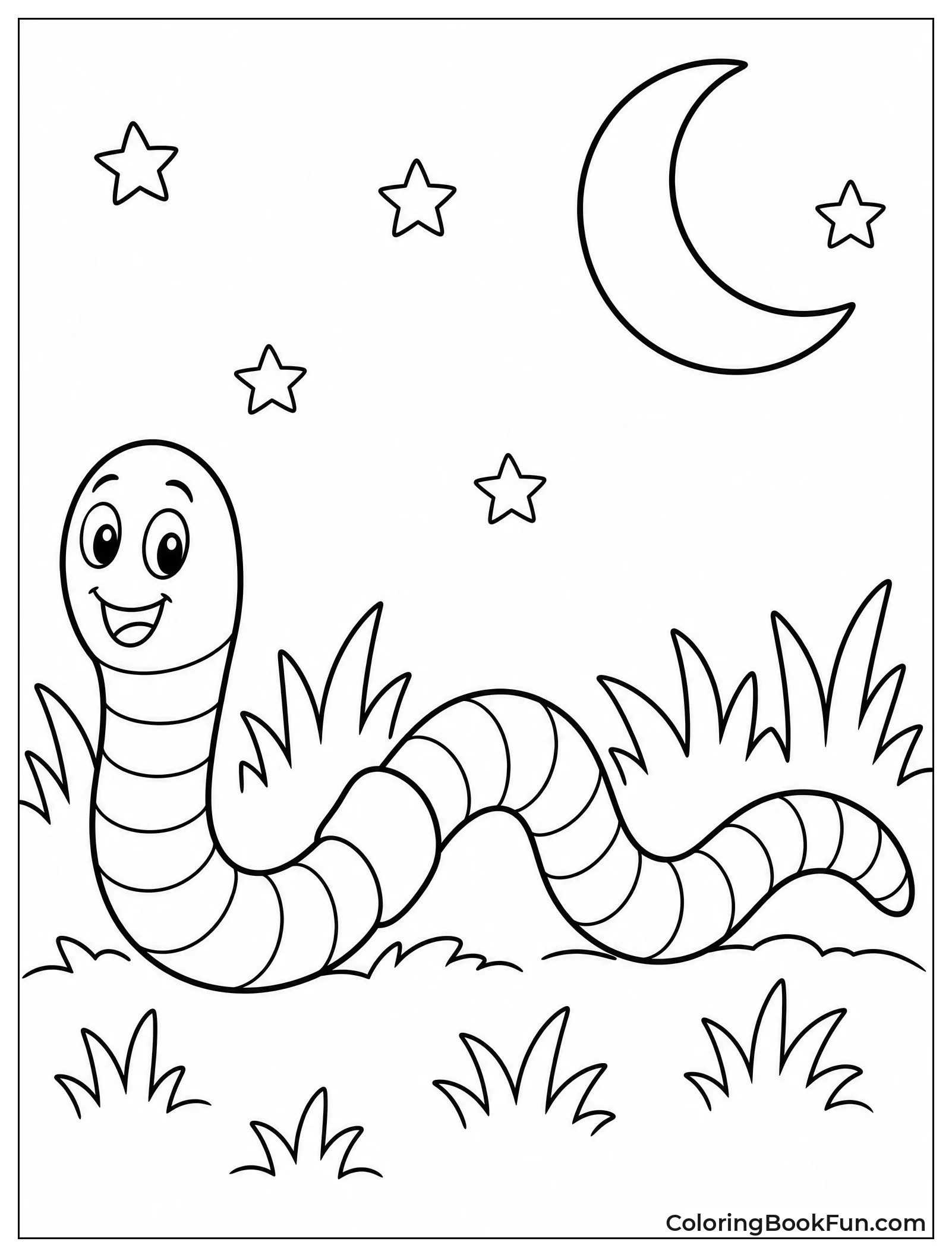 Worm Crawls Out At Night