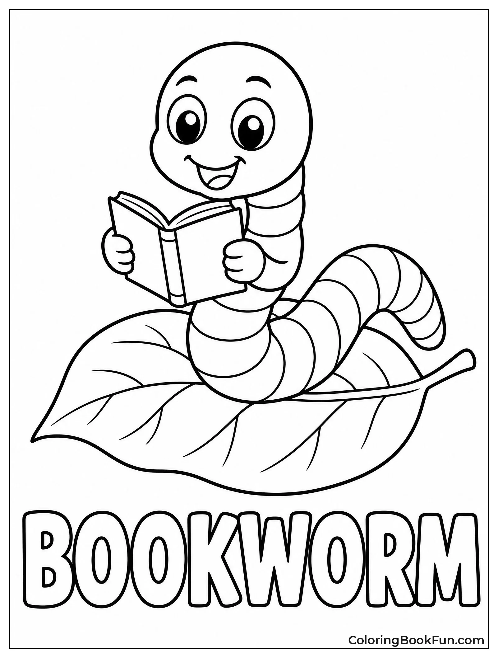 Worm Reads A Tiny Book