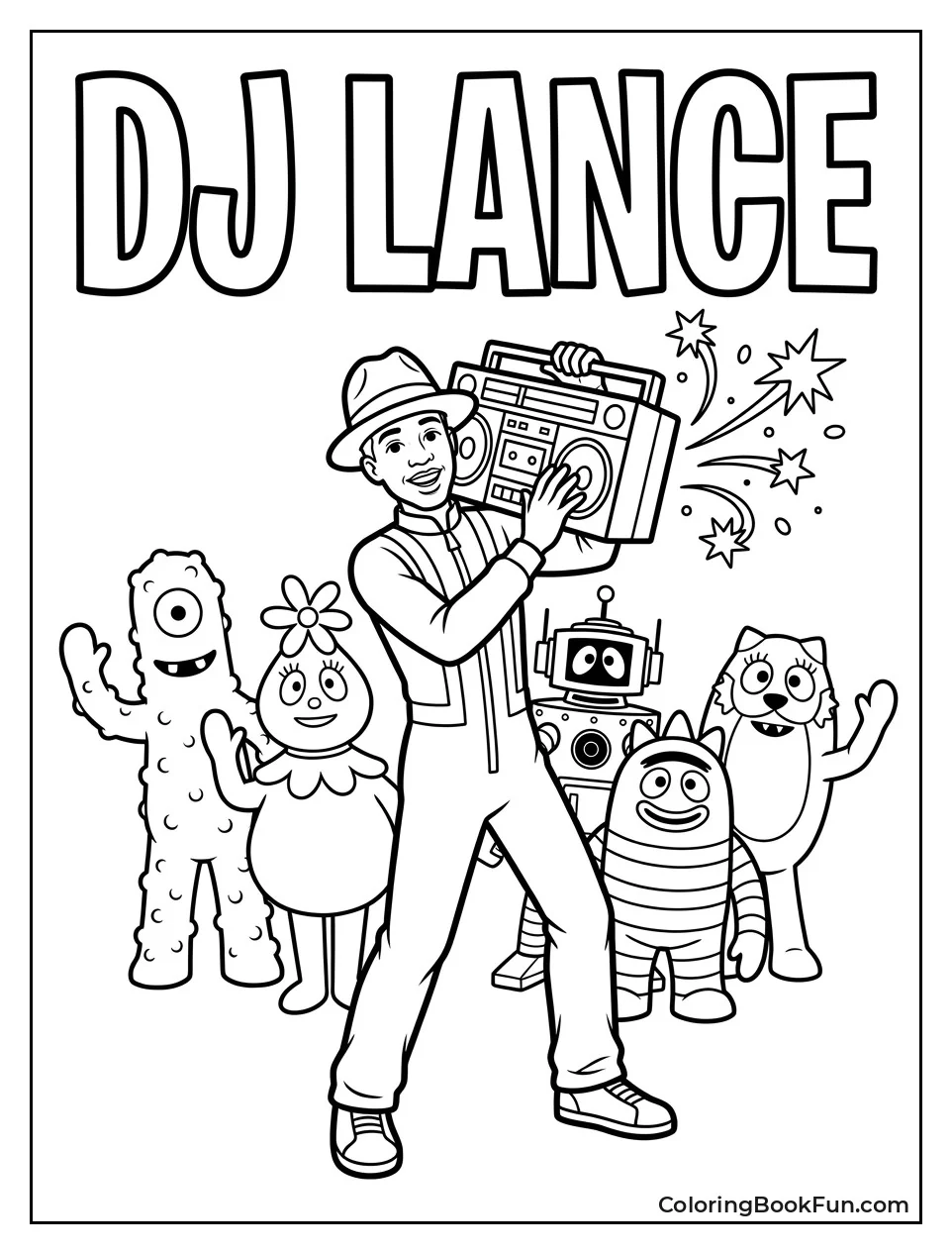 DJ Lance Holds His Magic Boombox