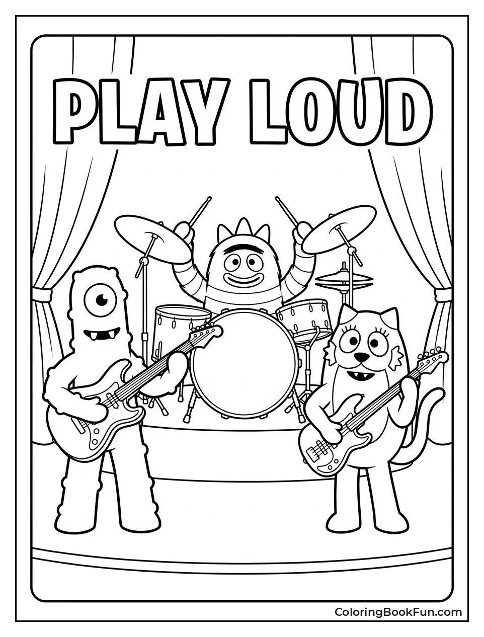 Gabba Band Jams on Stage