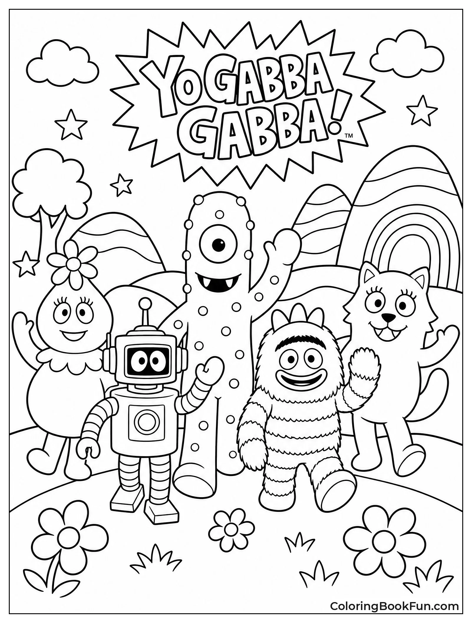 Gang Explores Colorful Gabba Land