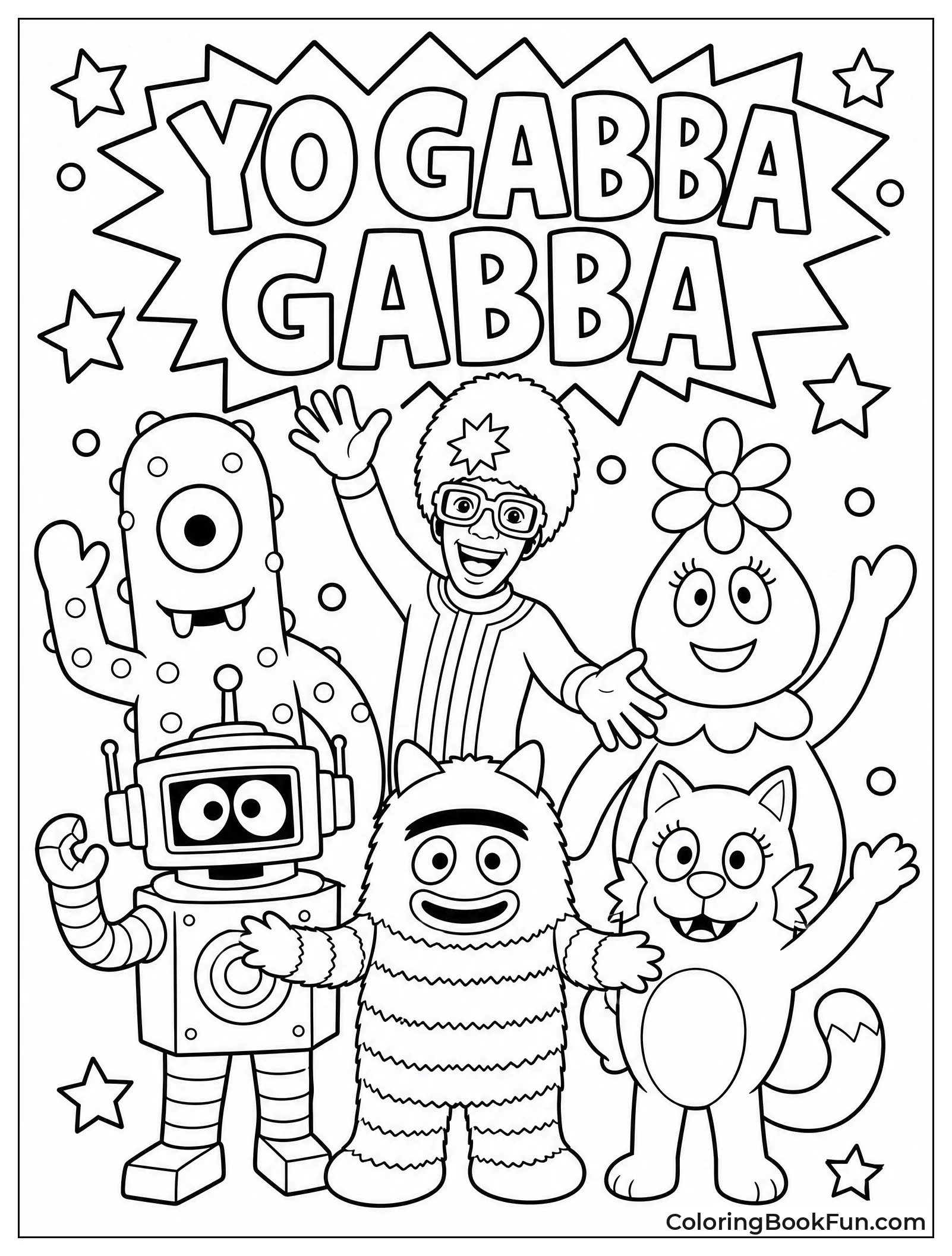 Gabba Gang Poses for a Poster
