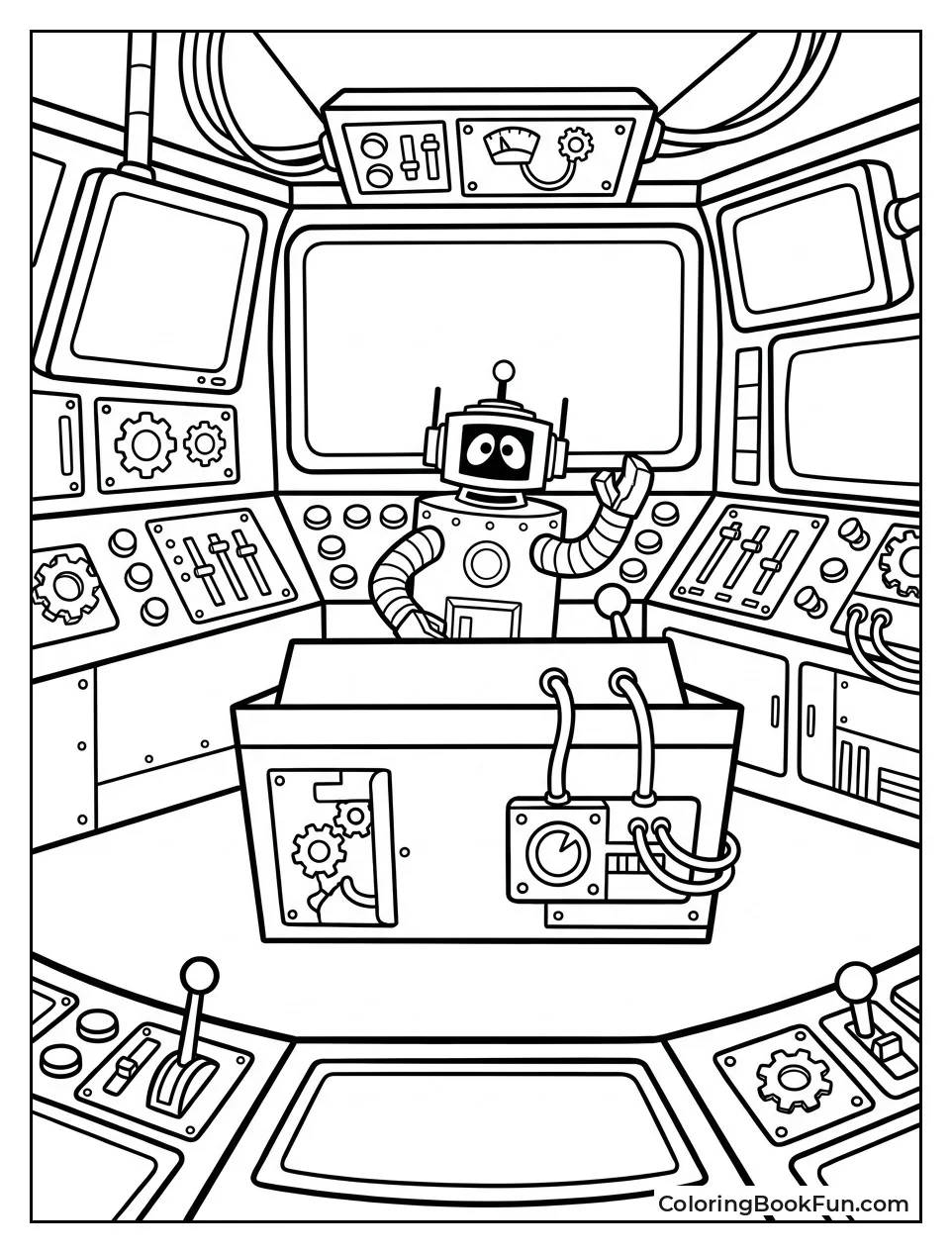 Plex Stands in His Command Center
