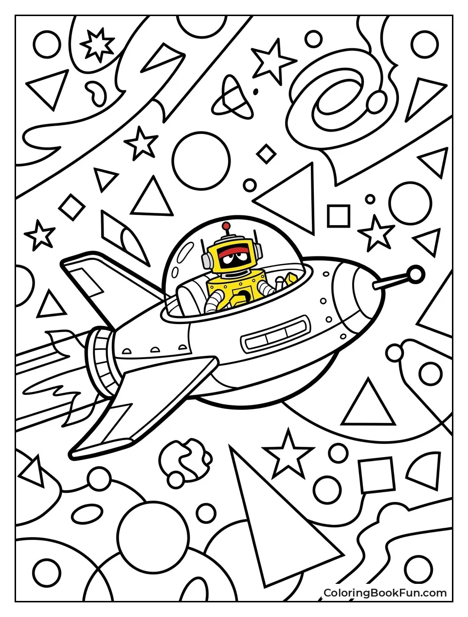 Plex Pilots His Spaceship