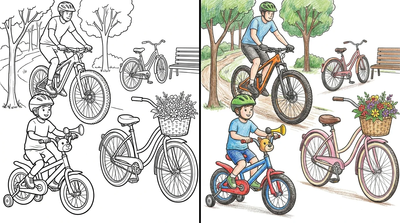 64 Bike Coloring Pages (Free PDFs)