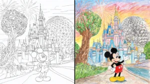 disney world coloring pages