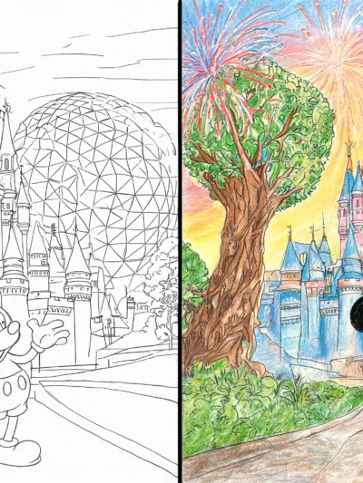 Disney World coloring pages