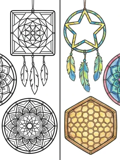 Dream Catcher coloring pages