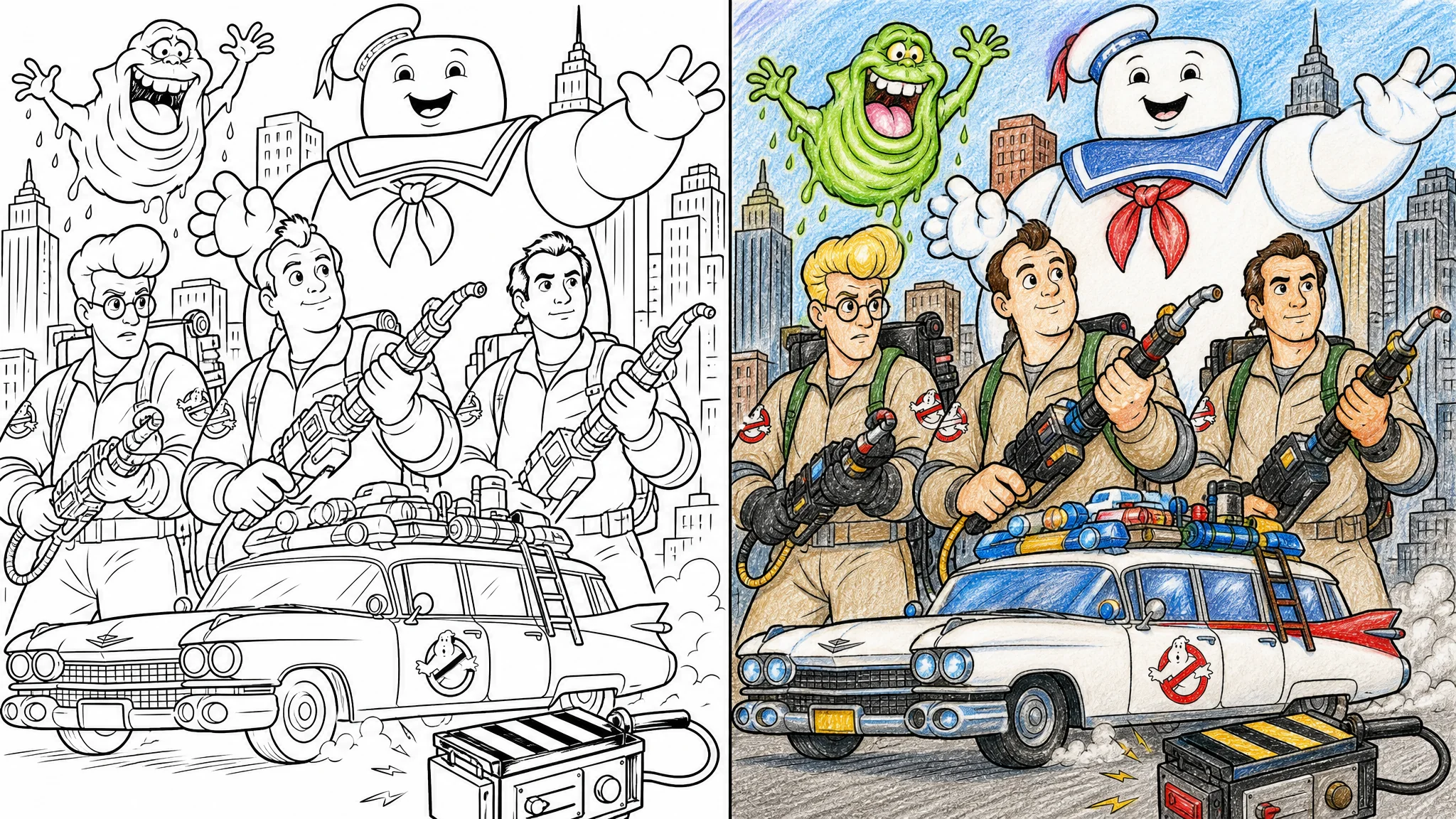45 Ghostbuster Coloring Pages (Free PDFs)