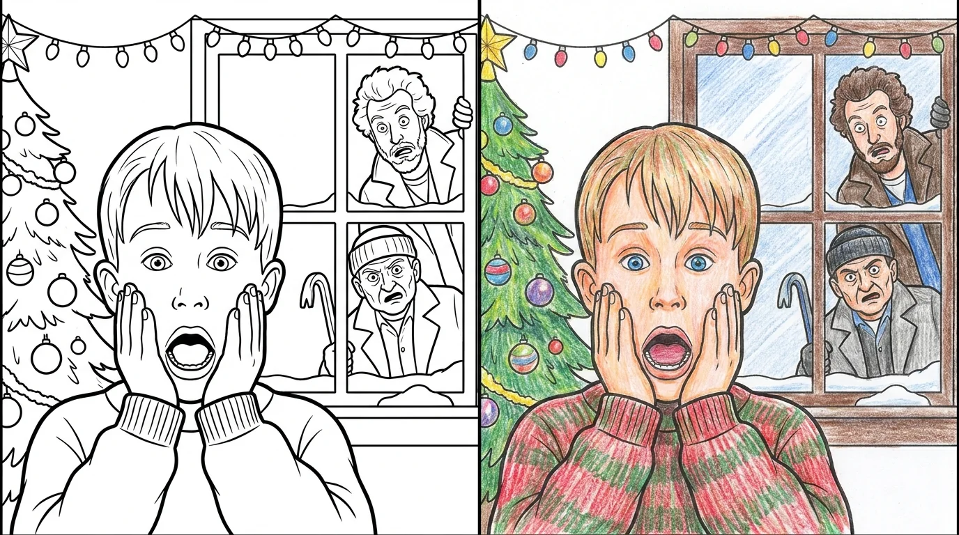 39 Home Alone Coloring Pages (Free PDFs)