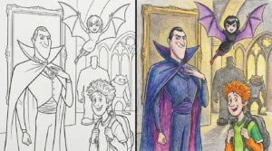 hotel transylvania coloring pages