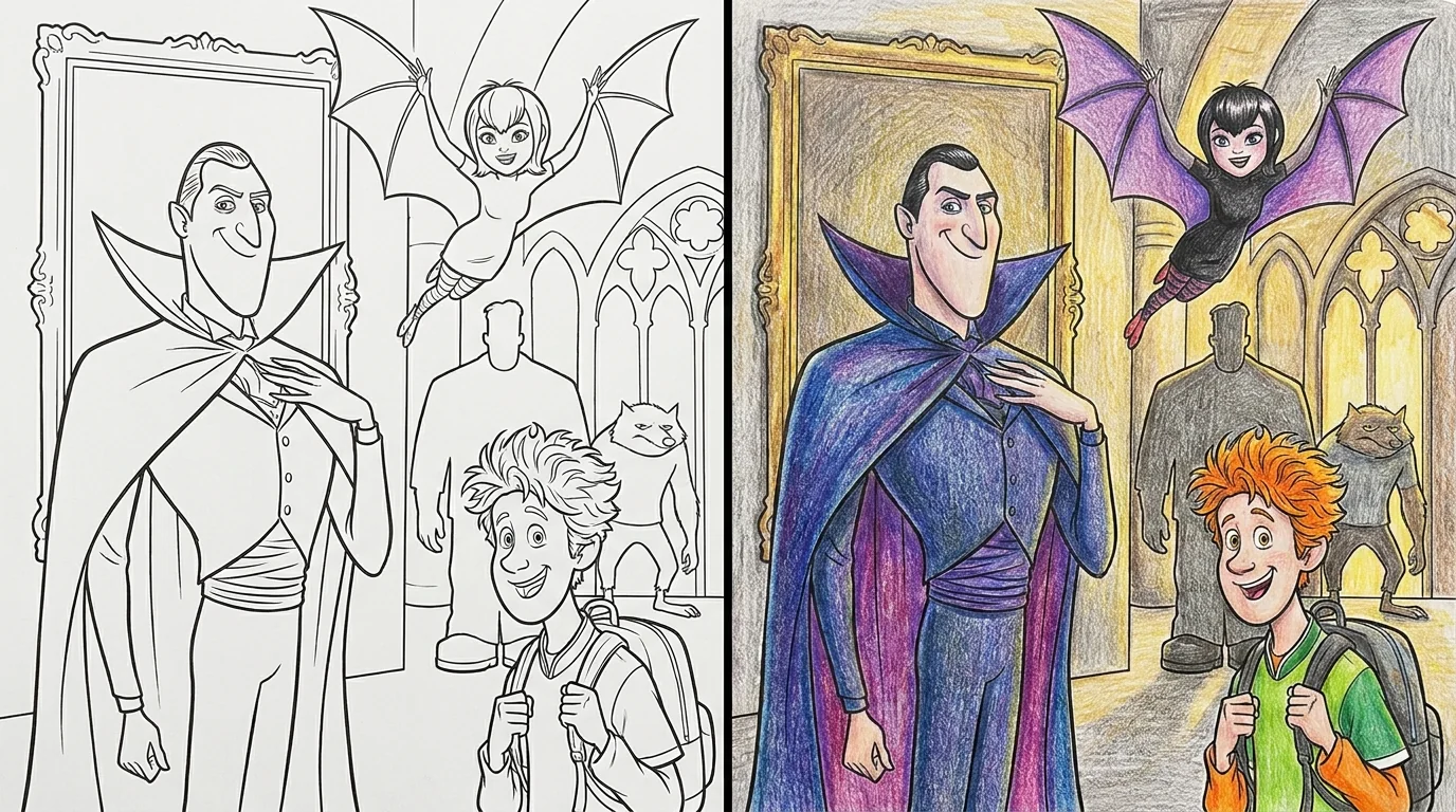 46 Hotel Transylvania Coloring Pages (Free PDFs)