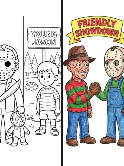 Jason Voorhees coloring pages