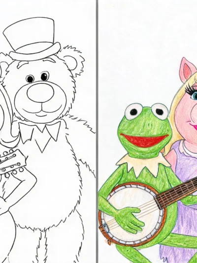 Kermit The Frog coloring pages