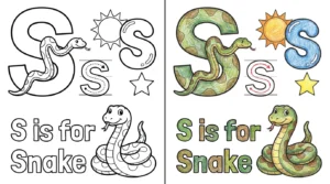 letter s coloring pages
