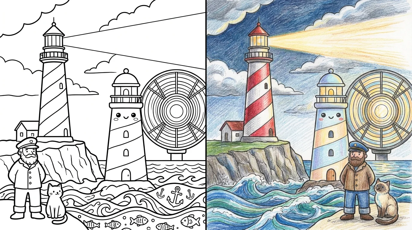 52 Lighthouse Coloring Pages (Free PDFs)