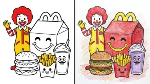 mcdonalds coloring pages