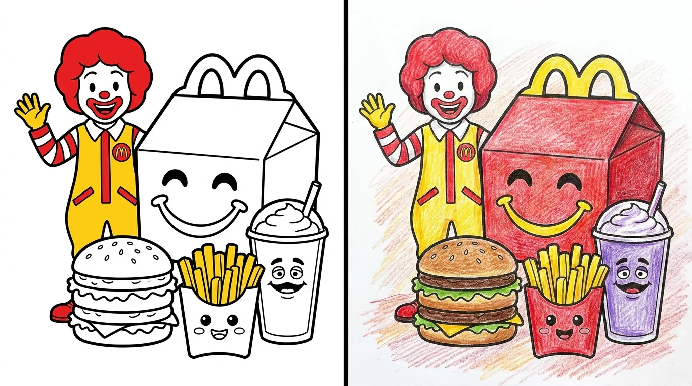 49 Mcdonalds Coloring Pages (Free PDFs)